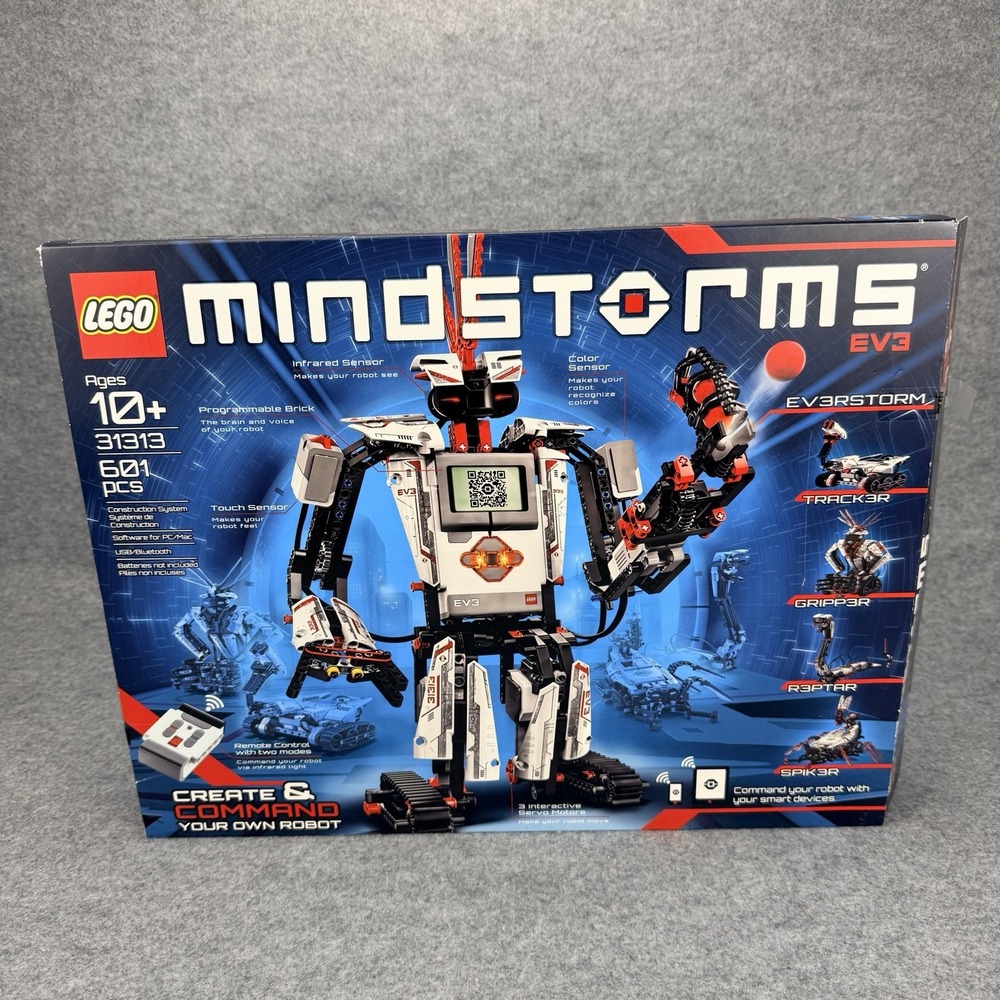LEGO Mindstorms EV3 31313 Robotics Set SEALED BAGS 601 Pieces Open Box Unused